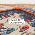 vue aerienne casse auto chateauroux