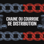 schéma chaine ou courroie de distribution avec engrenages moteur