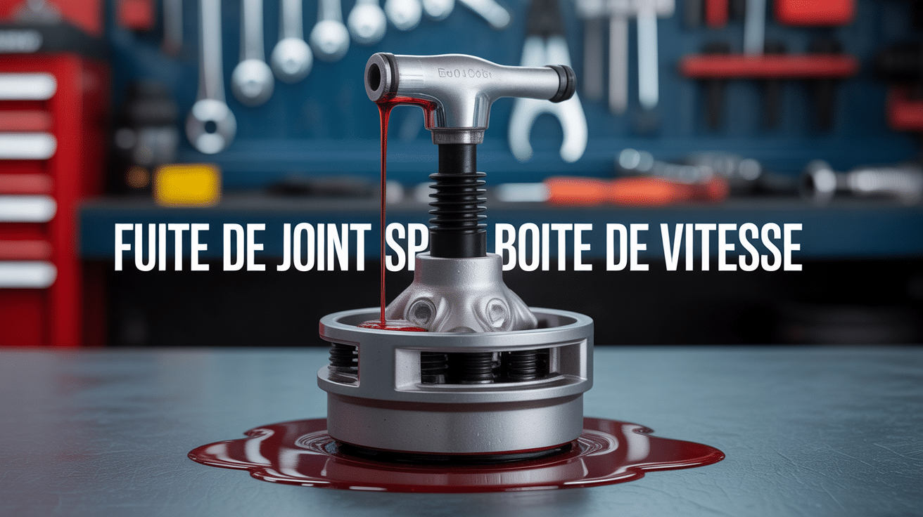 Fuite joint spi boite de vitesse vue en coupe technique