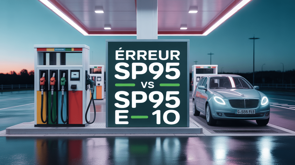 j'ai mis du sp95 e10 au lieu du sp95 à la pompe station-service