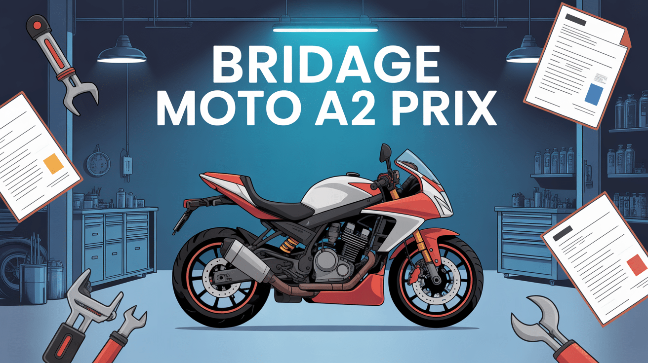 prix bridage moto a2 visuel garage outils documents