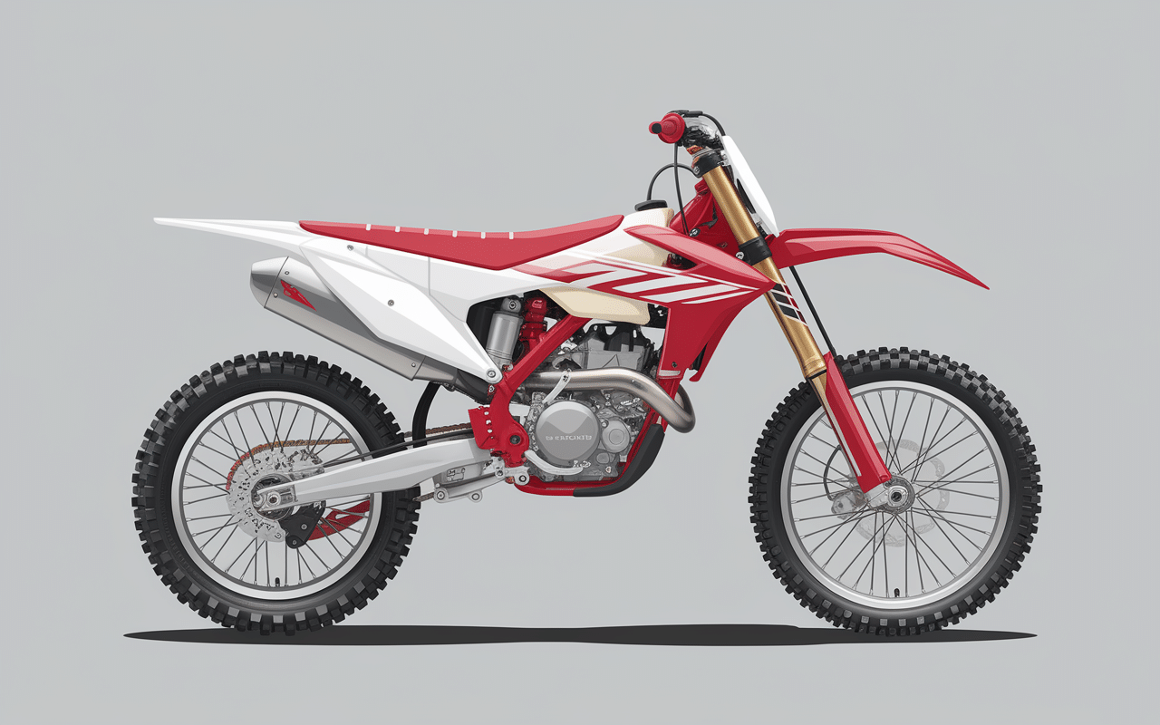 125 cr 2002 vue profil et schema technique