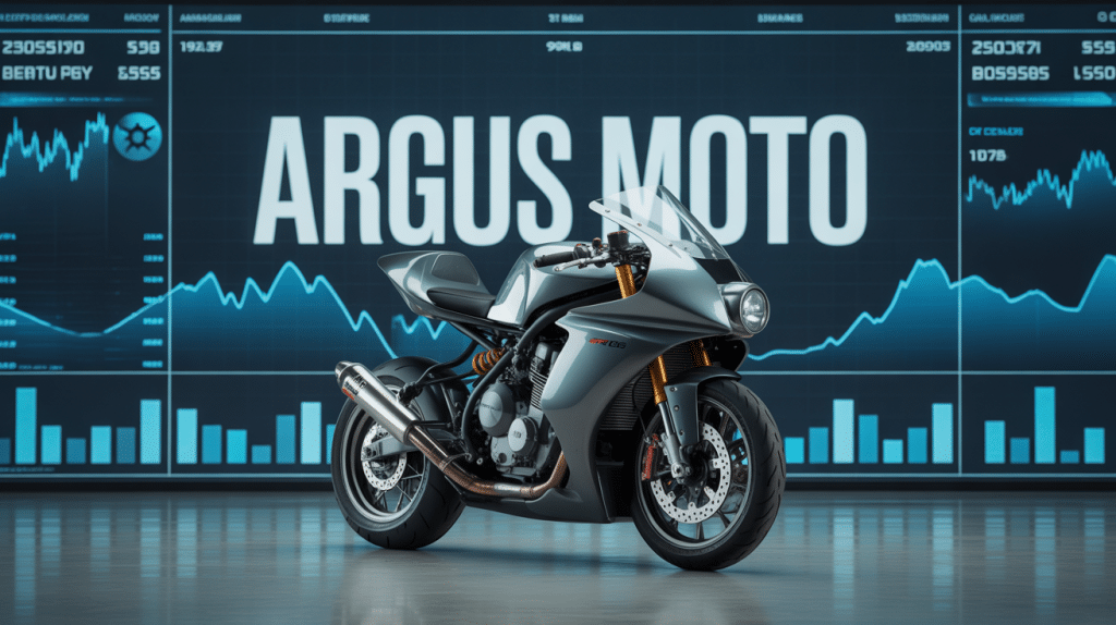 argus d une moto graphique valeur