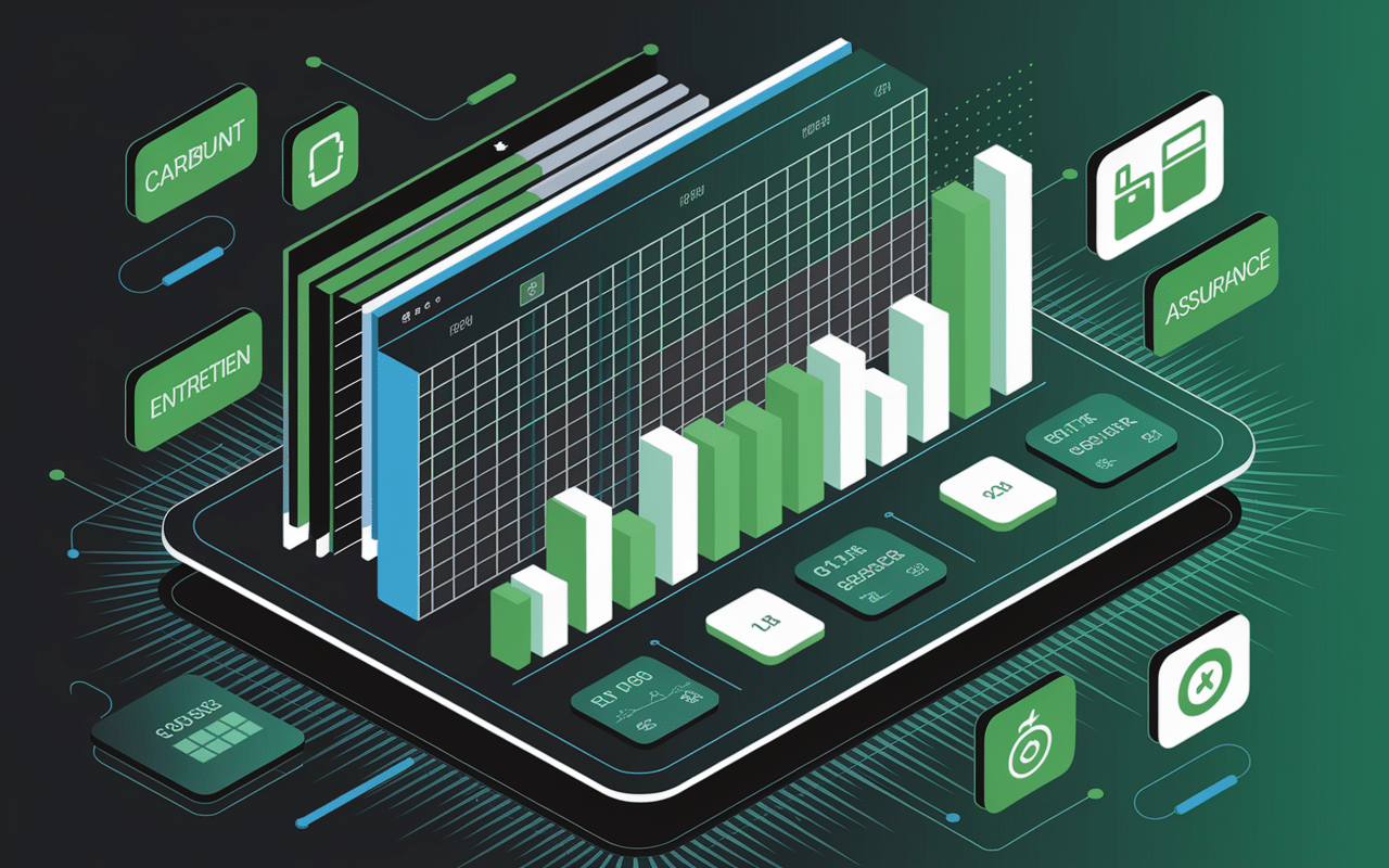 Calcul tco véhicule excel tableau modèle structuré