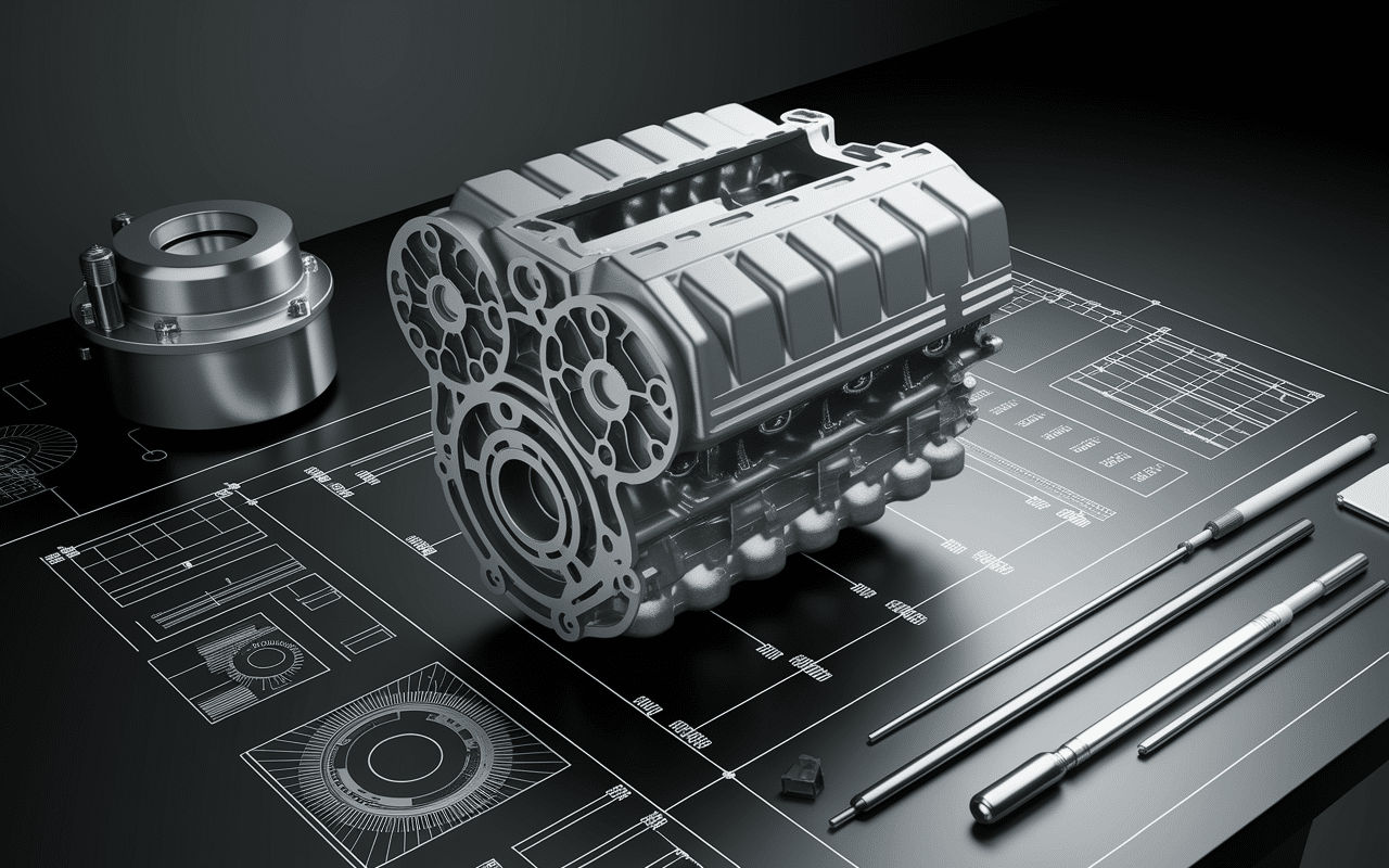 Cylindre fonte kit 70 bidalot am6 sur table technique