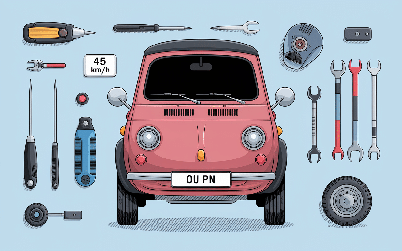 Schéma débridage Citroën Ami moteur