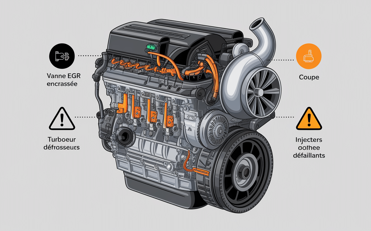 defaut moteur 3008 schema technique