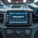 diagnostic trouble codes bmw sur tableau de bord avec scanner obd