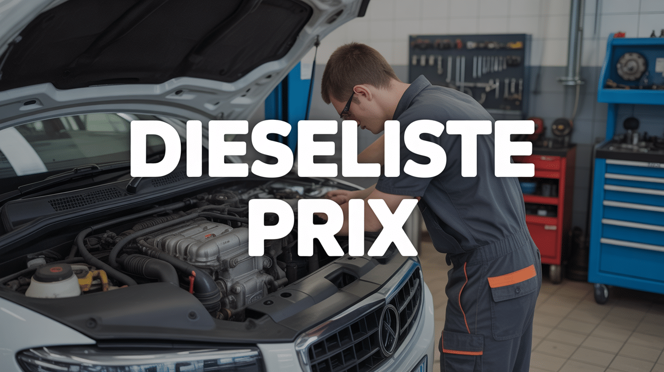 dieseliste prix atelier auto diagnostic moteur
