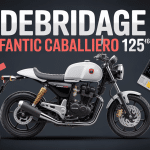 fantic caballero 125 débridage moto en atelier avec outils