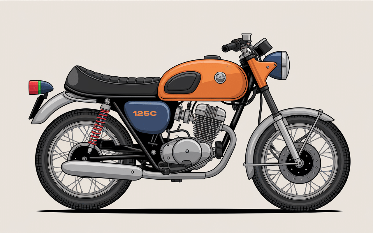 fantic caballero 125 débridage vue moteur et electronique