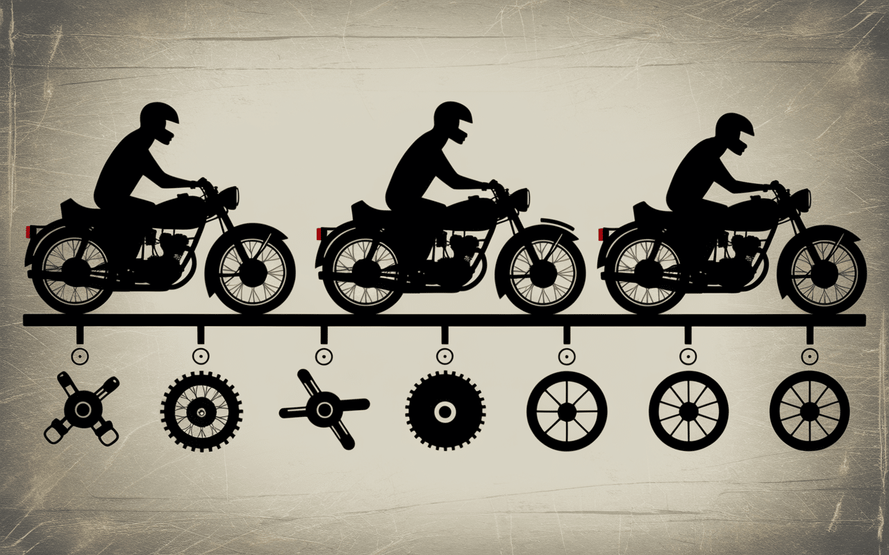 ligne du temps honda 750 4 evolution moto