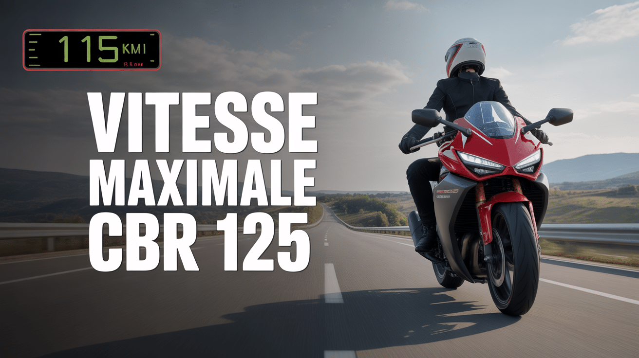 honda cbr 125 vitesse max compteur premier plan