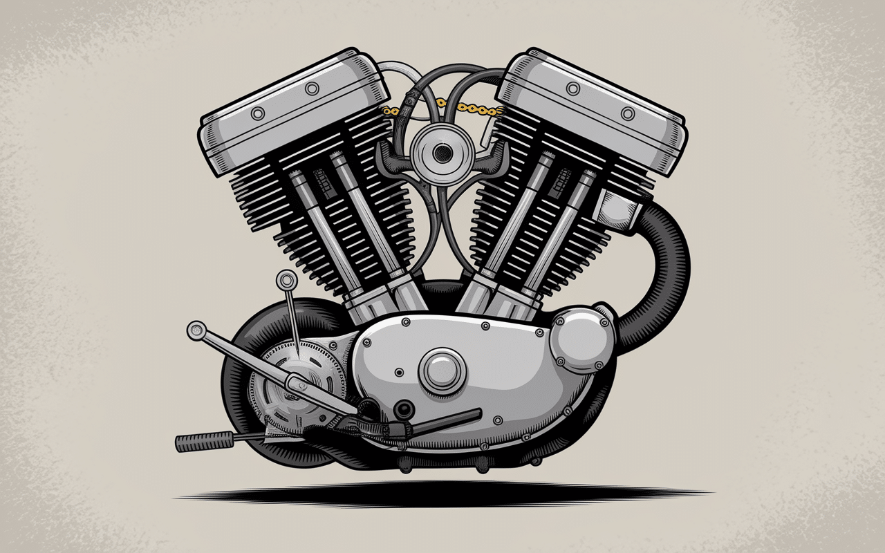 détail moteur bicylindre technique honda cl 350