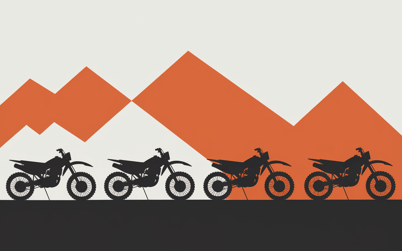 Honda HM histoire motos enduro tout terrain