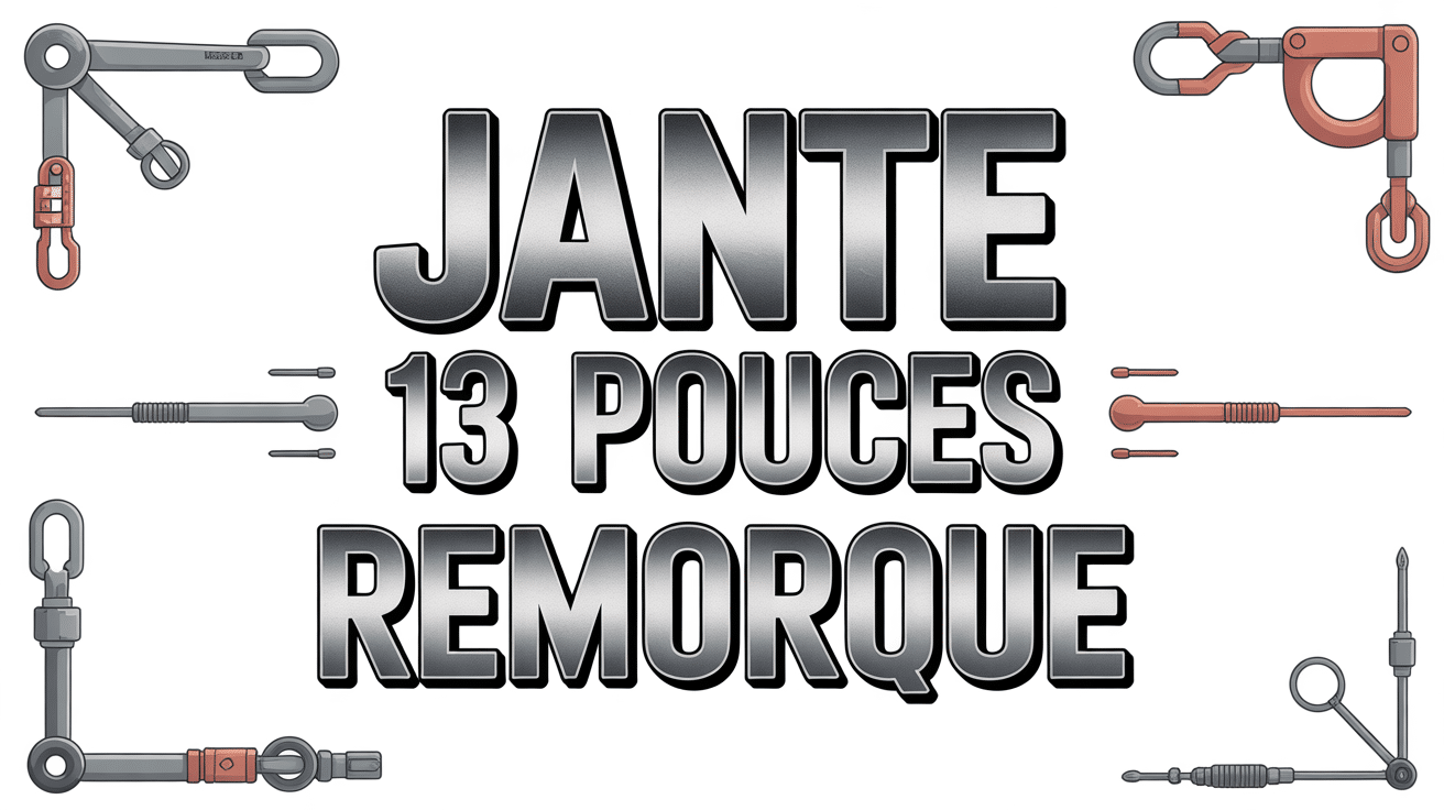 jante 13 pouces remorque metallique sur fond blanc