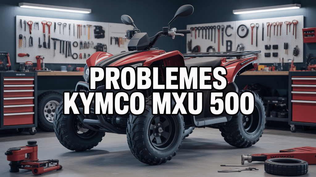 kymco mxu 500 problème en atelier avec outils