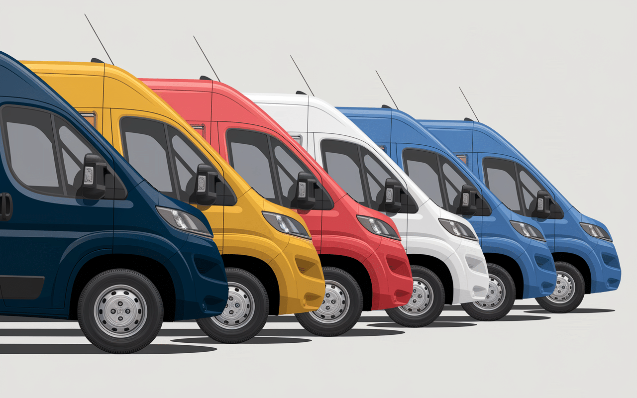 Comparatif meilleur van aménagé moins de 2m alignés