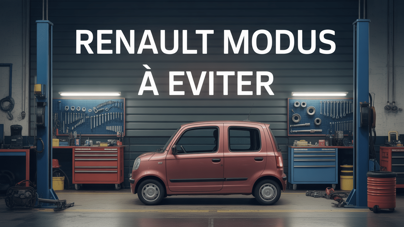 Modus modèle à éviter devant garage panneau alerte