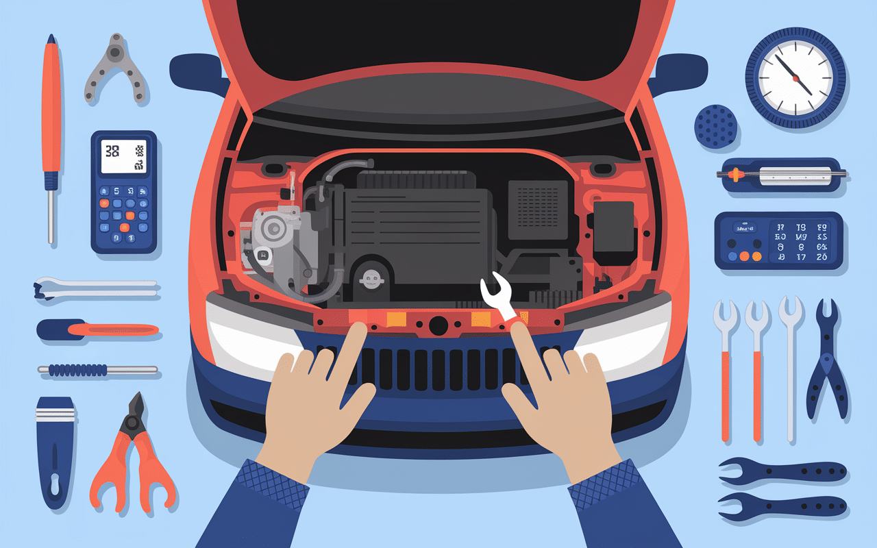 atelier changement bougie p1351 citroen