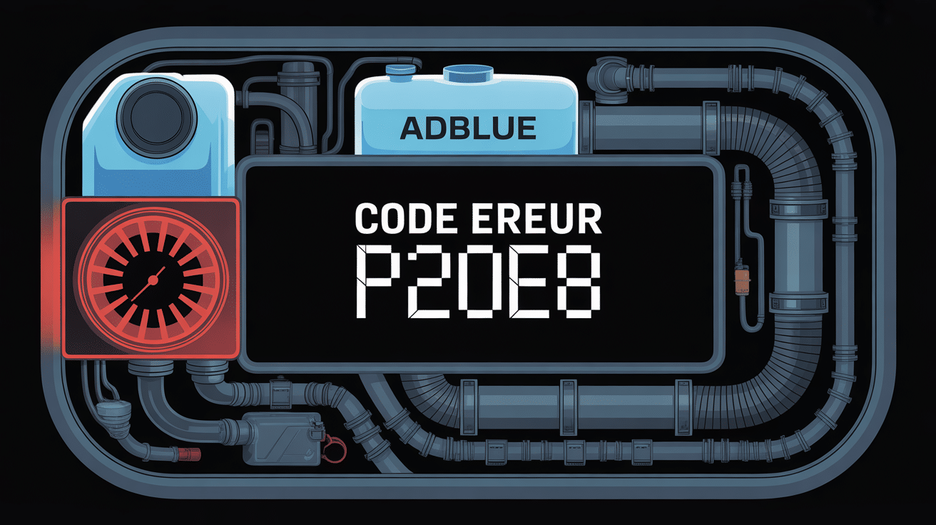 p20e8 code erreur voyant moteur adblue