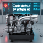 illustration code p2563 peugeot tableau de bord turbo