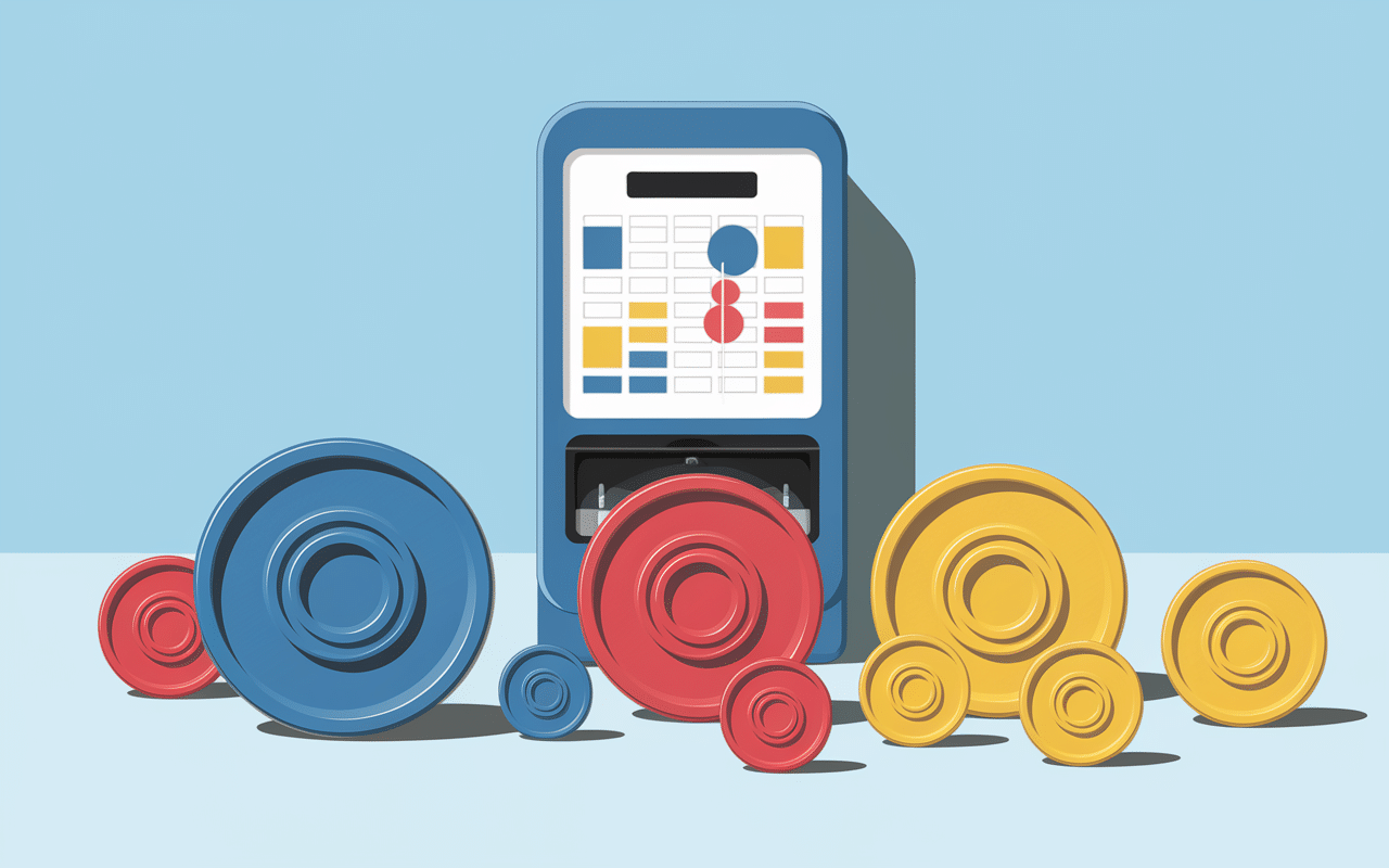 différents jetons de lavage automobile collection