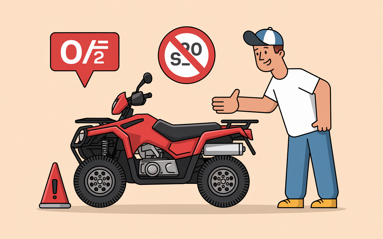 quelle marque de quad à éviter signaux alerte