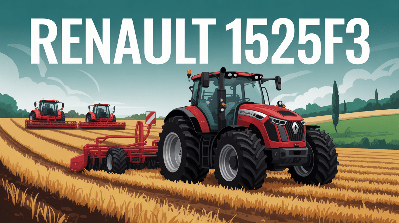 renault 1525f3 tracteur robuste champ
