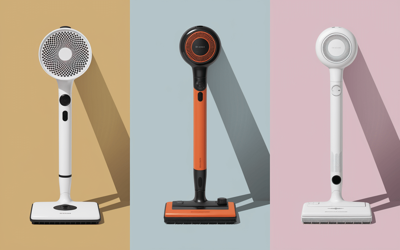 différents aspirateurs pour voiture alignés