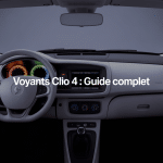 Tableau de bord avec voyants Clio 4