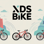 xds bike alignés vtt route urbain stylisé