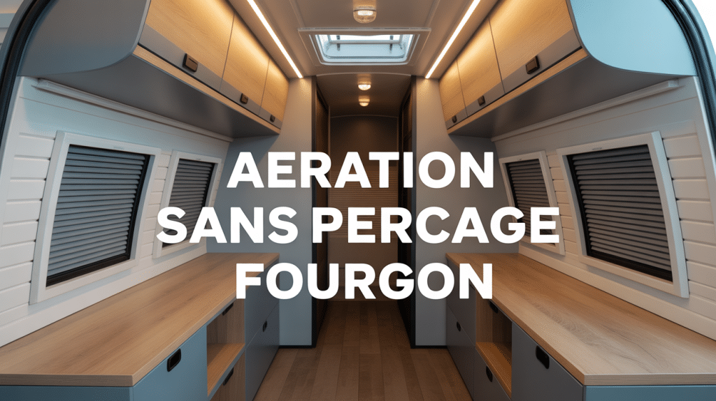 aeration fourgon sans percer grilles ventilateurs amovibles