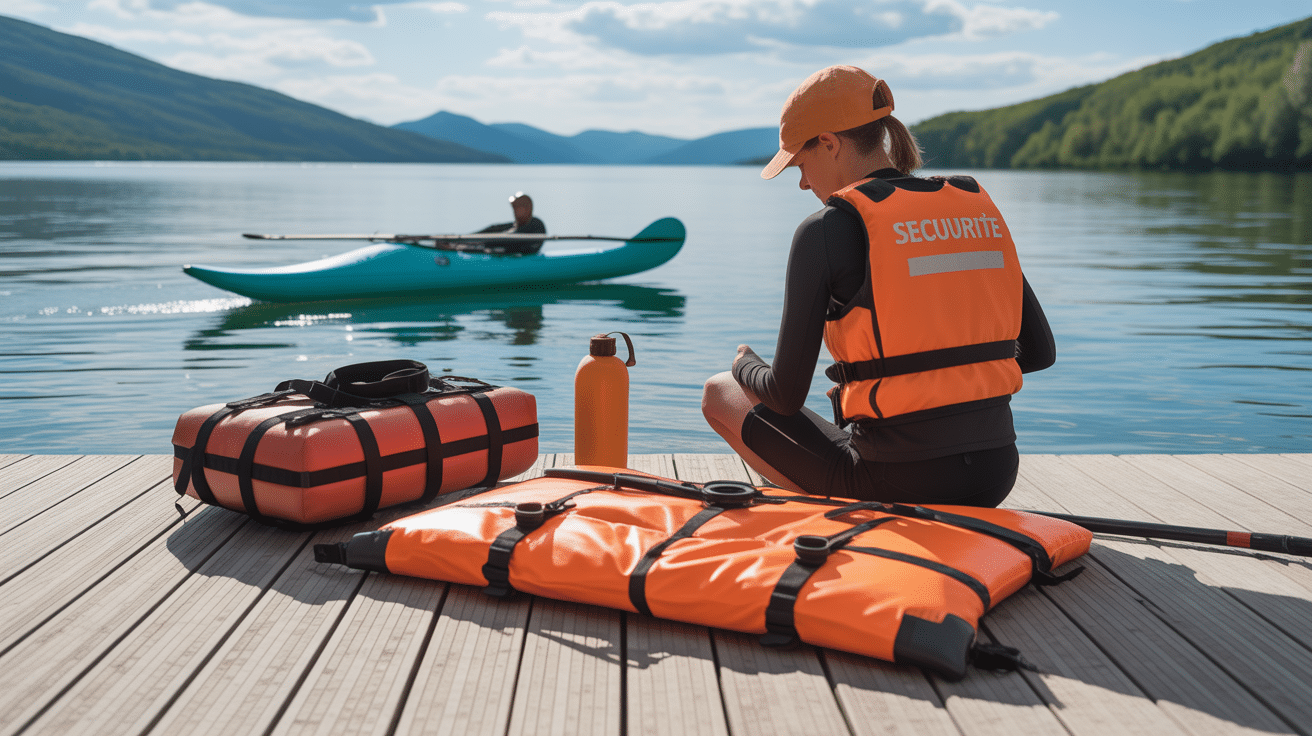 Equipements de sécurité pour sortie en aquatic bicycle