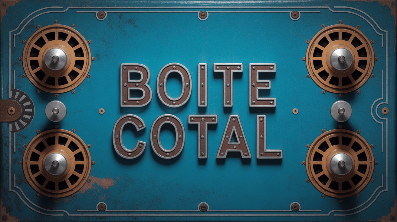 Vue coupe boite cotal electromagnetique