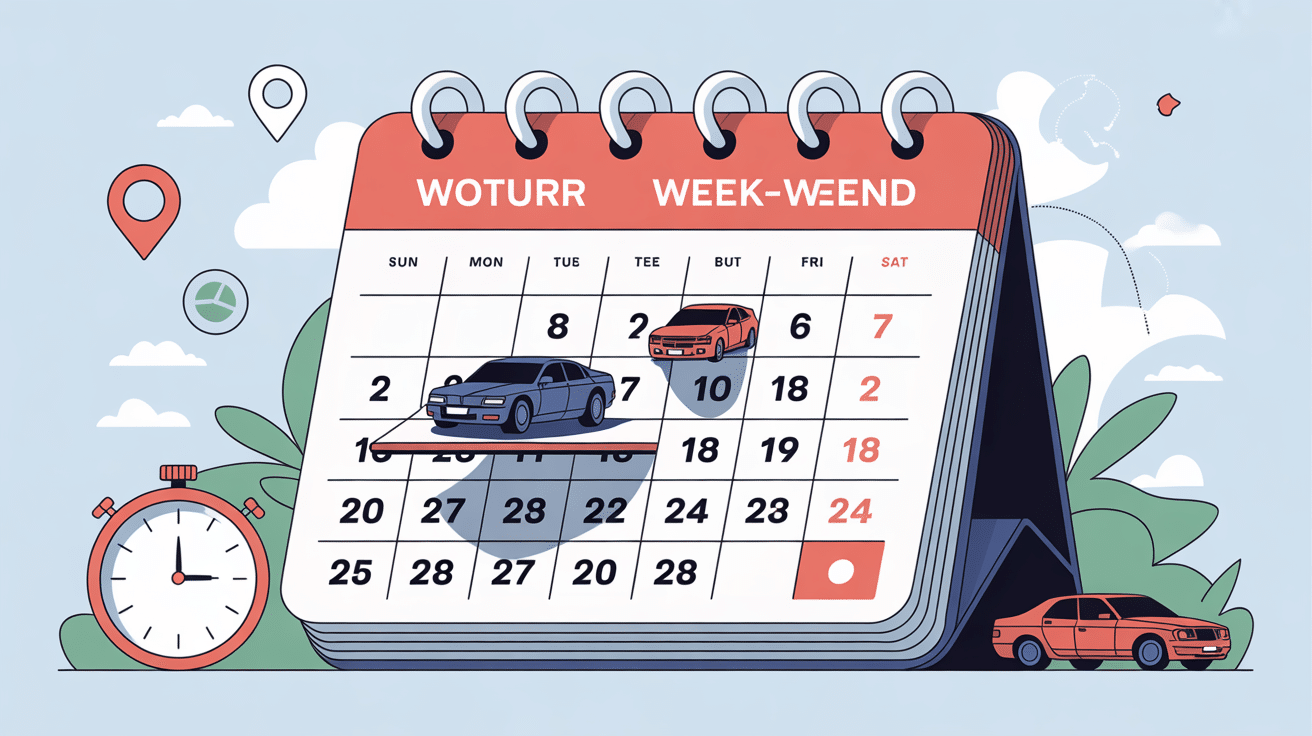 Calendrier géant portes ouvertes voitures ce week-end 2024