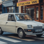 Citroen Visa Van garé vue avant rue urbaine