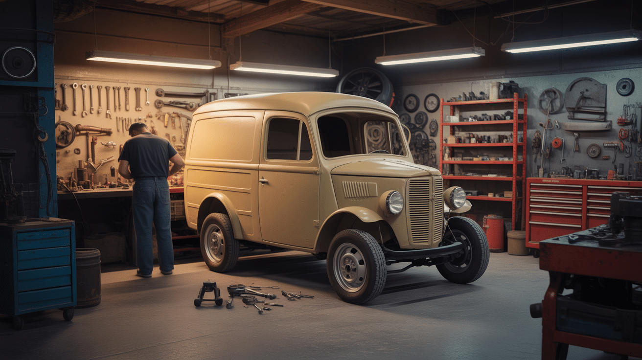 Entretien Citroen Visa Van dans garage spécialisé