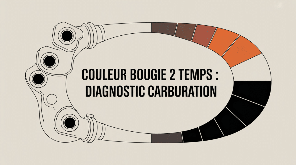 Gros plan couleurs bougie 2 temps brun blanc noir