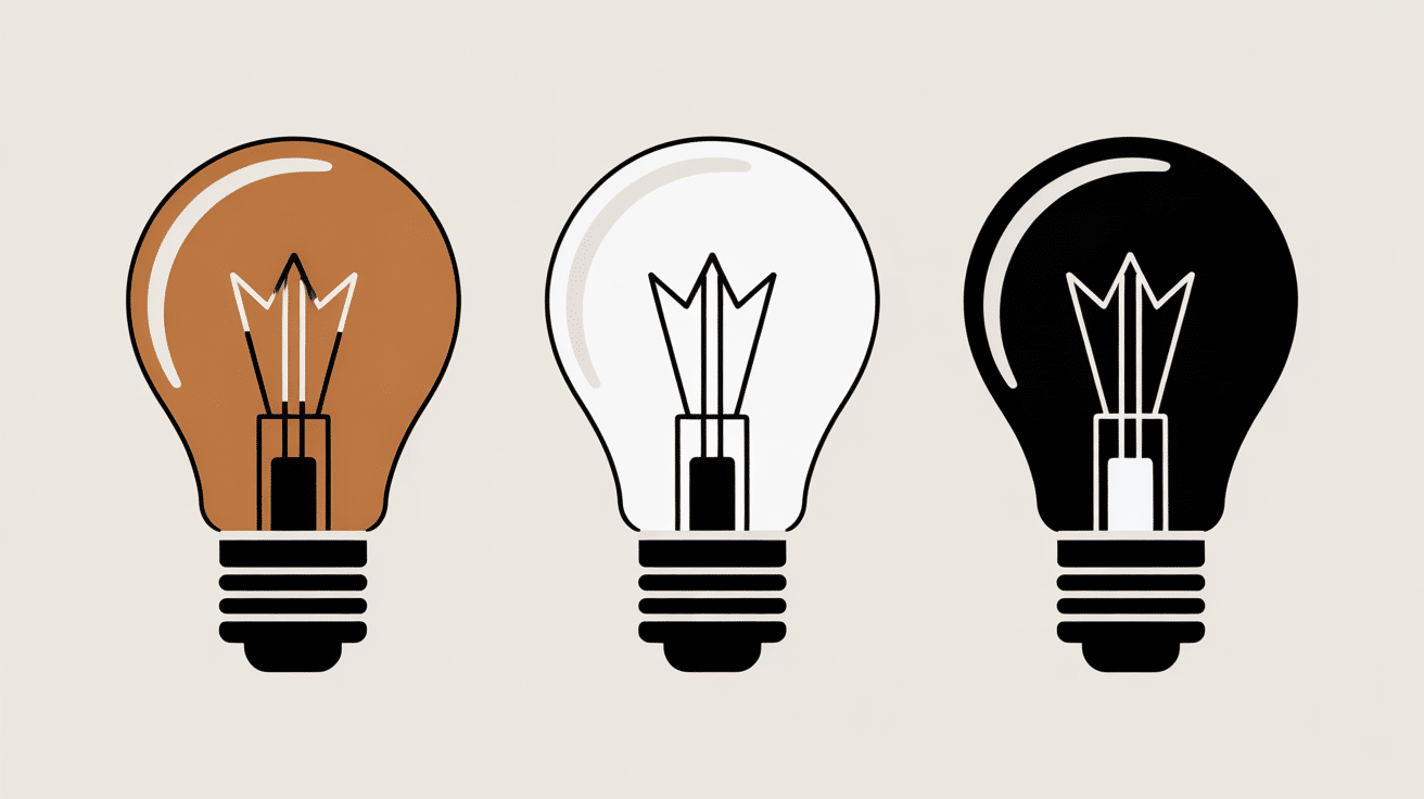 Trois couleurs bougie 2 temps brune blanche noire