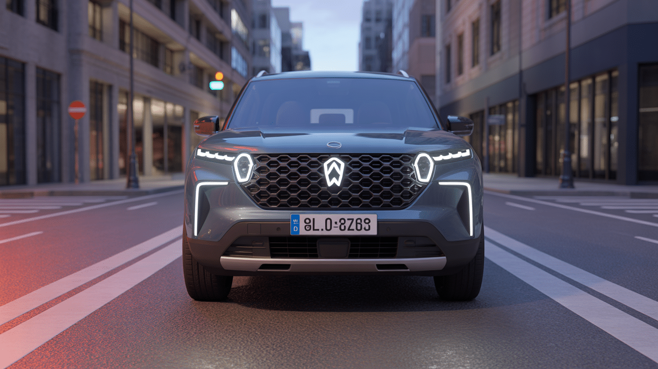 ford everest 2024 vue avant grille hexagonale phares led