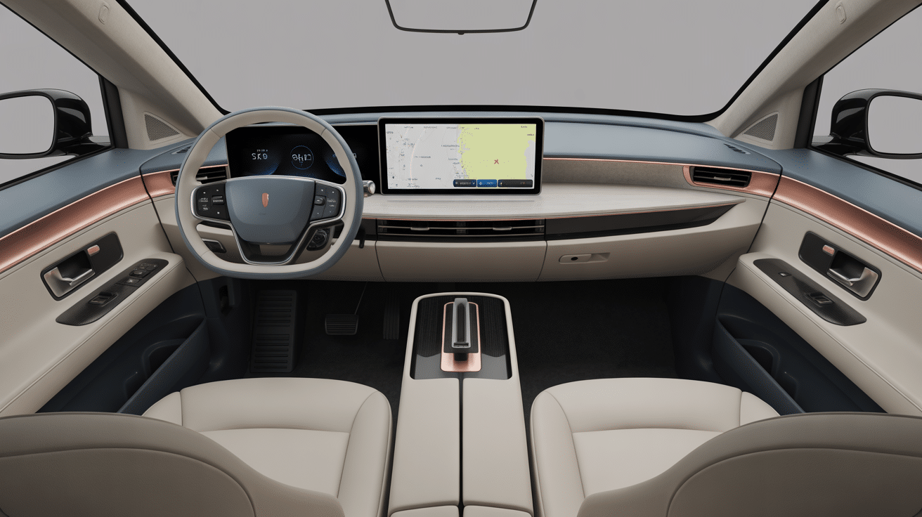 ford everest 2024 écran tactile intérieur cuir premium