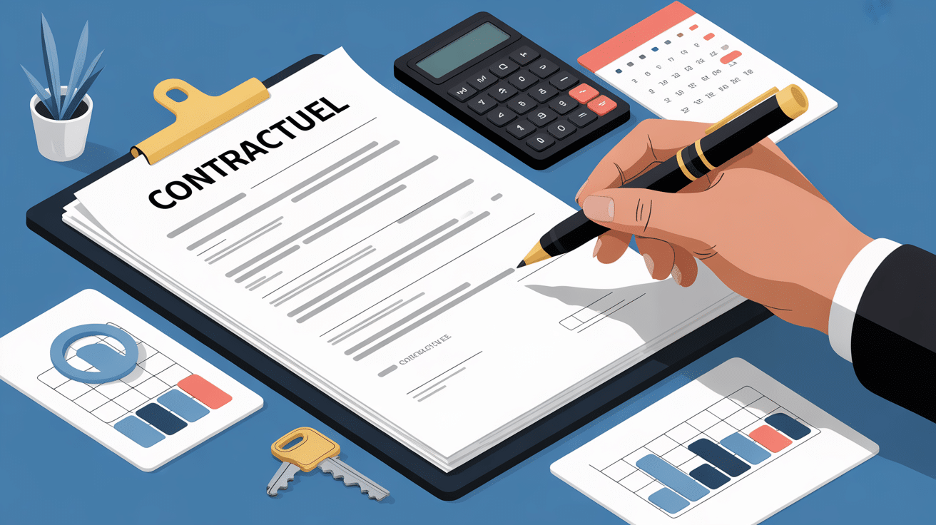 Signature contrat leasing voiture 7 places