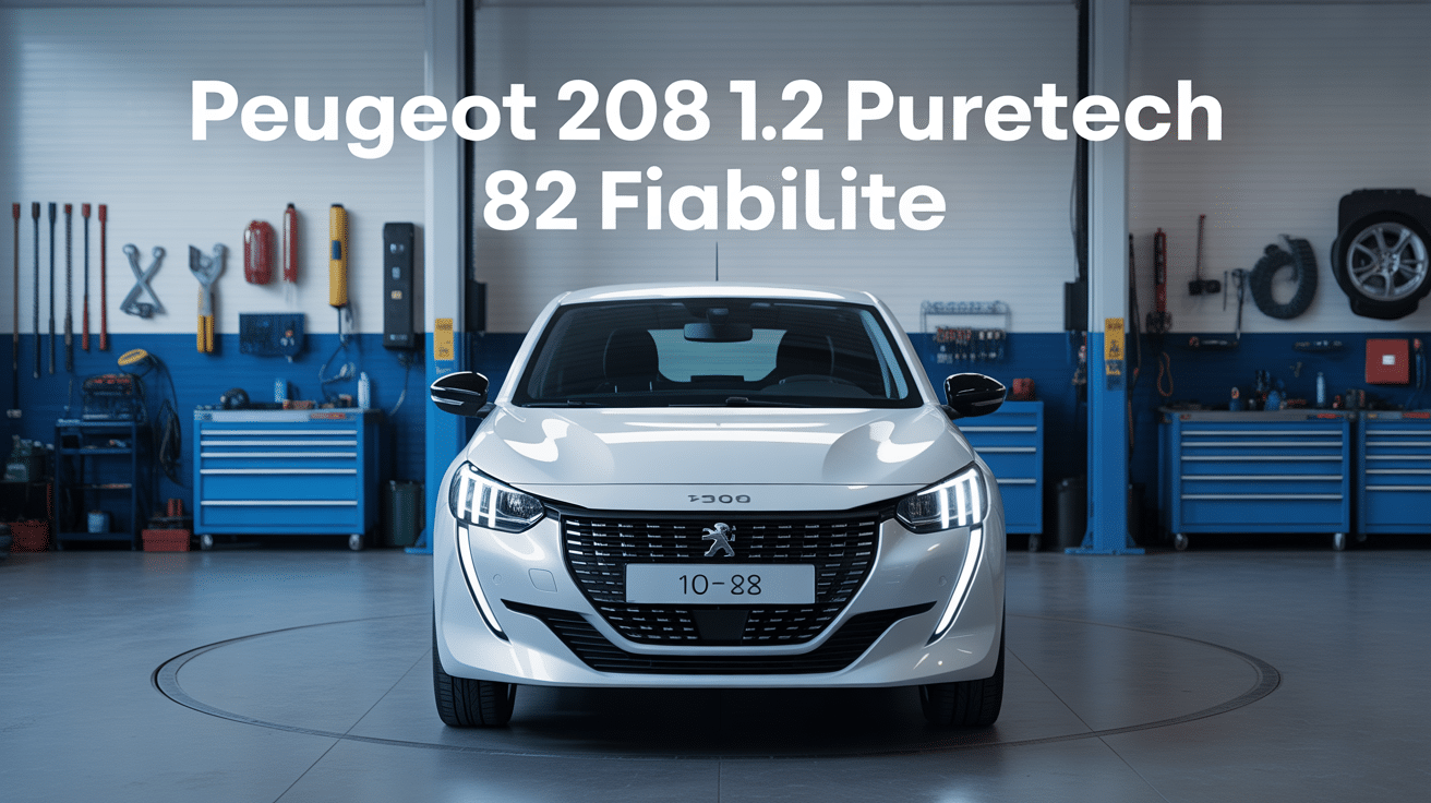 peugeot 208 1.2 puretech 82 fiabilité vue d'ensemble garage