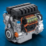 Schéma moteur diesel Renault DF025 composants électroniques