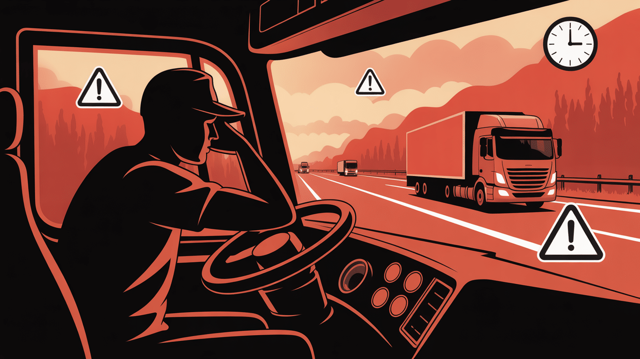 tableau : temps de conduite et de repos risques et conducteur