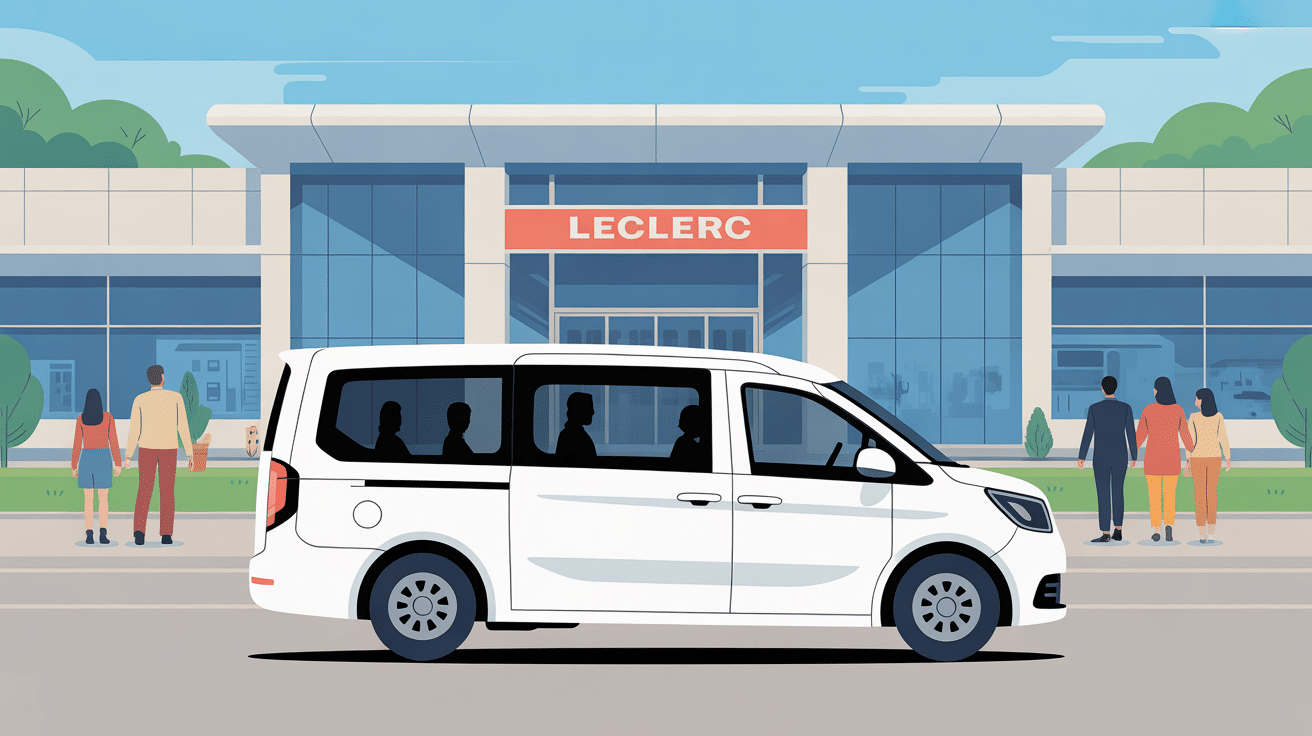 tarif location minibus 9 places leclerc devant centre commercial