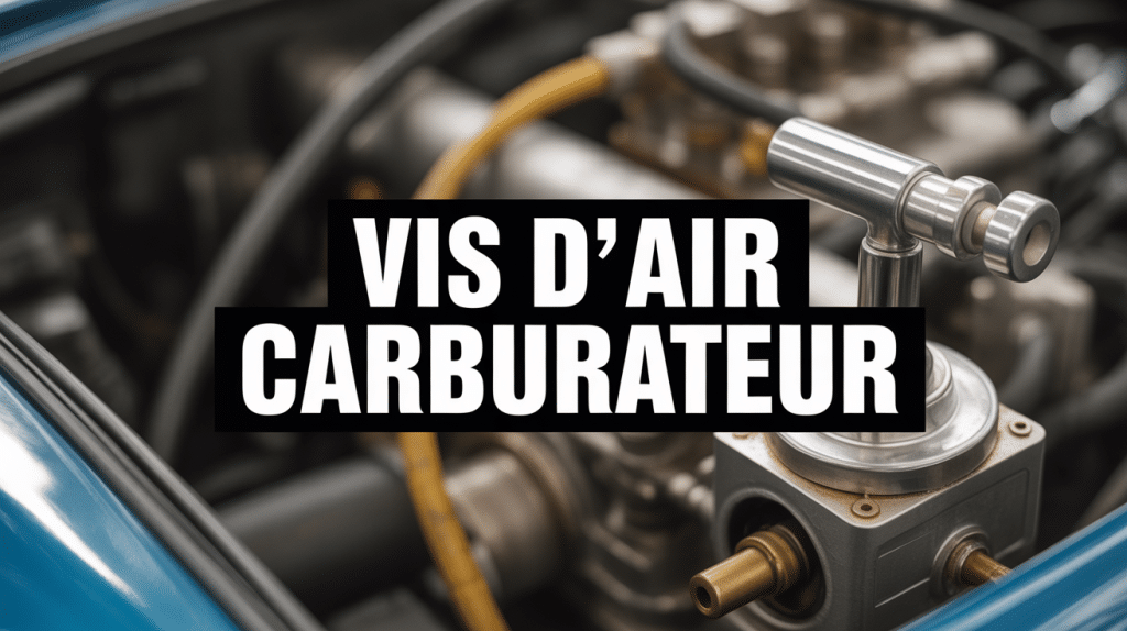 Vis d'air carburateur sur carburateur automobile