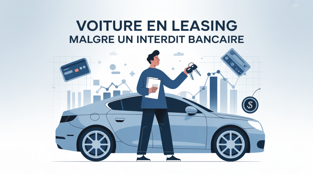 Illustration voitures leasing pour interdit bancaire
