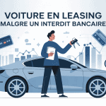 Illustration voitures leasing pour interdit bancaire